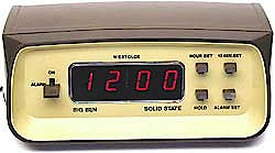 Westclox Big Ben Solid State Alarm Clock