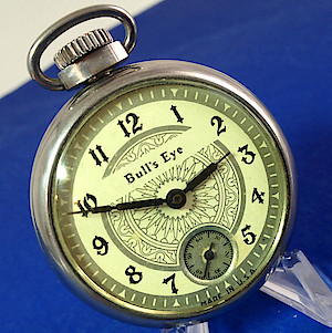 Westclox bullseye pocket discount watch