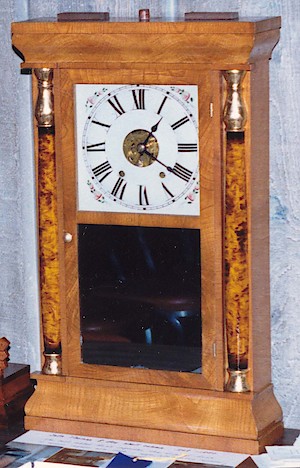 Seth Thomas 30 hour half-column front Style 3 Shelf Clock