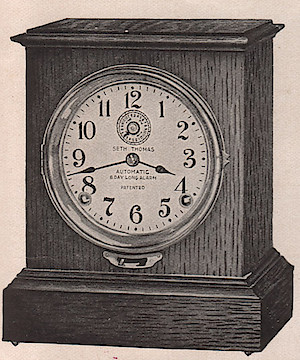 Seth Thomas Modern Mahogany. 1909 - 1910 Seth Thomas Clock Company Catalog No. 675 -> 3