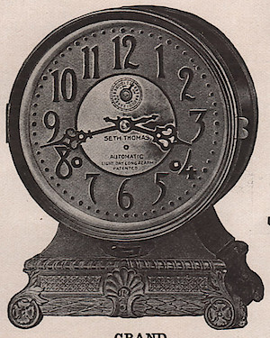 Seth Thomas Grand 8 Day Alarm. 1909 - 1910 Seth Thomas Clock Company Catalog No. 675 -> 3