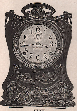 Seth Thomas Vigil 8 Day Alarm Bronze. 1909 - 1910 Seth Thomas Clock Company Catalog No. 675 -> 3