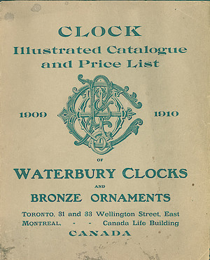 Clock & Watch Catalog Page: Waterbury Clock Company, 1909 - 1910