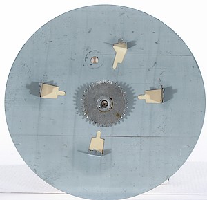 Westclox Scotland Sleepmeter Gray B66bj. Back of dial