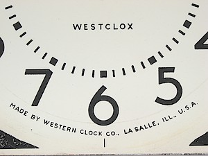 Westclox Fortune Black Plain