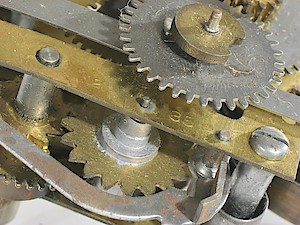 Westclox 66 Movement Usa. Date stamp 12-35