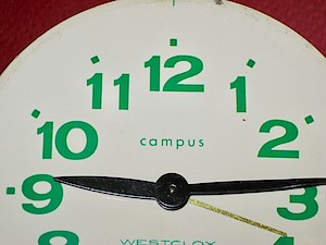 Westclox Canada Campus Alarm Clock Green