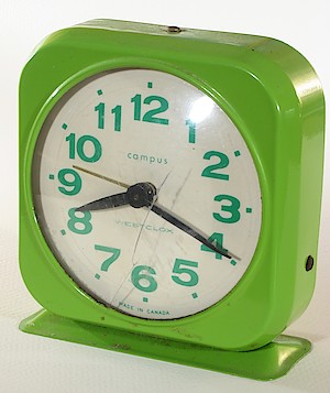 Westclox Canada Campus Alarm Clock Green