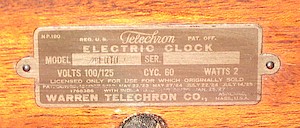 Telechron 4f01