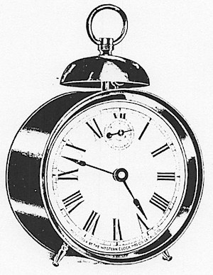Westclox America Style 1 Nickel. Western Clock Mfg. Co. 1901 Catalog -> 5 - 6