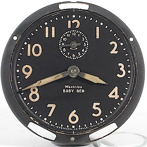 Westclox Baby Ben Style 4 Black Luminous. Dial