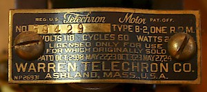 Telechron 201. No. 59429