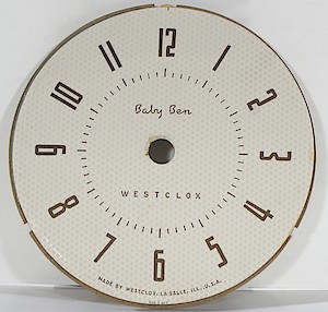 Westclox Baby Ben Style 7 White Plain