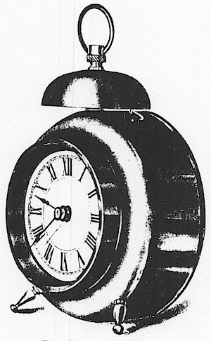 Westclox La Reine Lookout Style 1 Brass. Western Clock Mfg. Co. 1901 Catalog -> 9