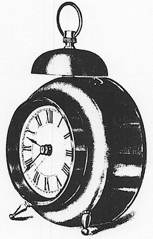 Westclox La Reine Lookout Style 1 Nickel. Western Clock Mfg. Co. 1901 Catalog -> 9