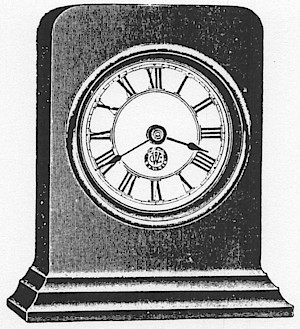 Westclox F W 1 Gun Metal. Western Clock Mfg. Co. 1901 Catalog -> 13