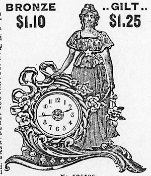 Sears Hope And Plenty Gold Cast Front. Sears 1902 Catalog