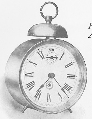 Westclox Rome Alarm. 1902 Catalog, The Western Clock Mfg. Company; LaSalle; Illinois; U.S.A. -> 7