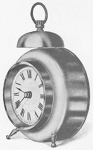 Westclox La Reine Lookout Style 1 Brass. 1902 Catalog, The Western Clock Mfg. Company; LaSalle; Illinois; U.S.A. -> 10