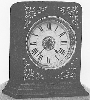 Westclox F W Gold Decorations Ivorine Dial. 1902 Catalog, The Western Clock Mfg. Company; LaSalle; Illinois; U.S.A. -> 12