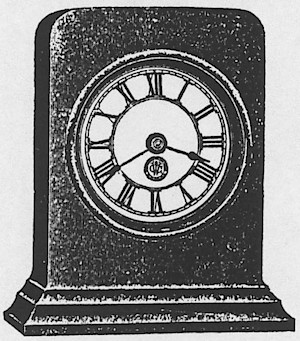 Westclox F W 1 Oxydized Silver. ca. 1899 Western Clock Mfg. Co. Advertisement