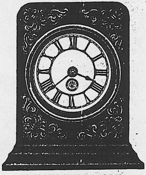 Westclox F W Gun Metal. ca. 1899 Western Clock Mfg. Co. Advertisement
