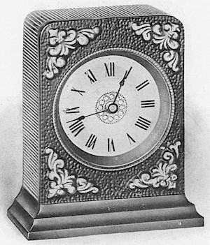 Westclox F W Gold Decorations Ivorine Dial. 1904 Western Clock Mfg. Co. Catalog (missing pp. 21 - 24); La Salle; Illinois -> 16
