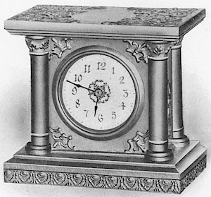 Westclox Colonial Gold Plate. 1904 Western Clock Mfg. Co. Catalog (missing pp. 21 - 24); La Salle; Illinois -> 25