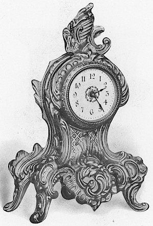 Westclox Louvre Gold Plate. 1904 Western Clock Mfg. Co. Catalog (missing pp. 21 - 24); La Salle; Illinois -> 26