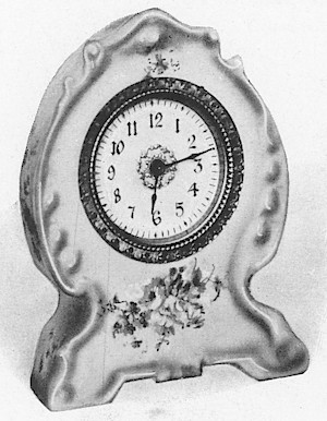 Westclox Porcelain Spade Shape Blue. 1904 Western Clock Mfg. Co. Catalog (missing pp. 21 - 24); La Salle; Illinois -> 36
