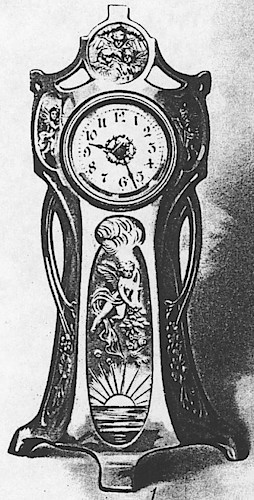 Westclox Cremona Silver Gray Plate. 1907 Western Clock Manufacturing Company Catalog - PHOTOCOPY -> 29