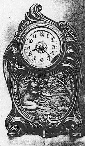 Westclox Fall Seasons Viennese Bronze. 1907 Western Clock Manufacturing Company Catalog - PHOTOCOPY -> 30