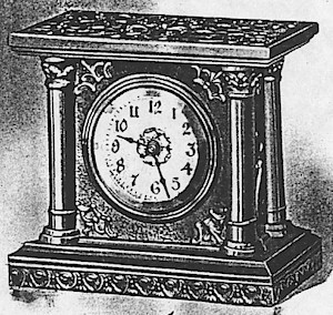 Westclox Colonial Gold Plate. 1907 Western Clock Manufacturing Company Catalog - PHOTOCOPY -> 34