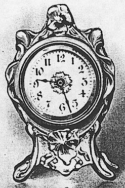 Westclox Pansy Gold Plate. 1907 Western Clock Manufacturing Company Catalog - PHOTOCOPY -> 35