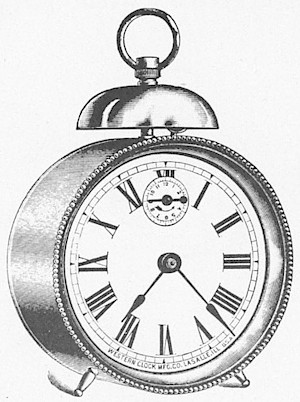 Westclox Rome Alarm. 1904 St. L. C. S. W. Co. Catalog -> 12