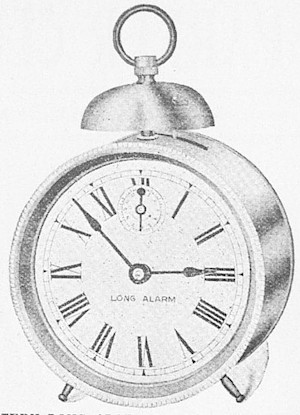 Westclox Long Alarm. 1904 St. L. C. S. W. Co. Catalog -> 14