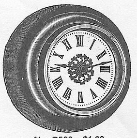 Westclox B Extra Movement. Young & Co., Catalogue of Clocks, Illustrated & Priced, 1911 -> 15