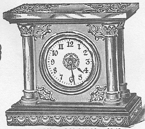 Westclox Colonial Gold Plate. Young & Co., Catalogue of Clocks, Illustrated & Priced, 1911 -> 57