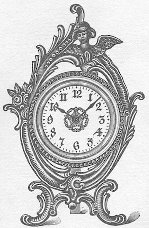 Westclox Sienna Gold. Young & Co., Catalogue of Clocks, Illustrated & Priced, 1911 -> 57