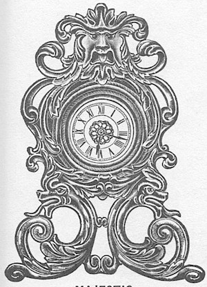 Westclox Majestic Alarm. Young & Co., Catalogue of Clocks, Illustrated & Priced, 1911 -> 57