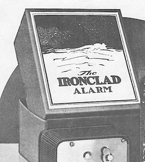 Westclox Ironclad Gun Metal. Young & Co., Catalogue of Clocks, Illustrated & Priced, 1911 -> 76