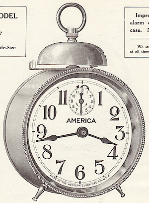 Westclox America Style 1 Nickel. 1915 Fort Dearborn Catalog -> 806