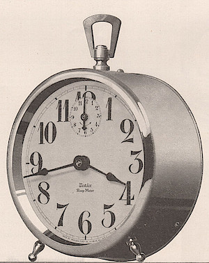 Westclox Sleepmeter Style 1 Plain. 1918-5-p63-LHJ. May 1918 Ladies Home Journal, p. 63