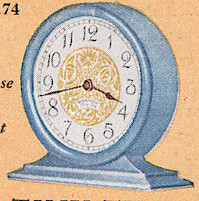 Westclox Tiny Tim Orchid. 1930 Westclox Color Brochure; Western Clock Company; La Salle; Illinois; USA -> 1930s-colors-2