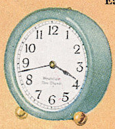 Westclox Tom Thumb Blue. 1930 Westclox Color Brochure; Western Clock Company; La Salle; Illinois; USA -> 1930s-colors-2