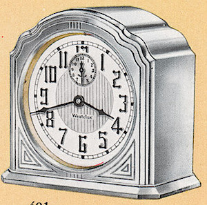 Westclox La Salle Dura Case 61c. 1930 Westclox Color Brochure; Western Clock Company; La Salle; Illinois; USA -> 1930s-colors-4