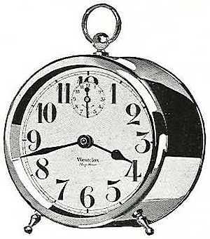 Westclox Sleepmeter Style 1 Plain. Caverhill, Lamont & Co., Ltd., Canada, 1932 -> 5