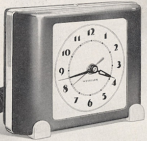 Westclox Ben Bolt Black Plain. Ca. 1938 Westclox Electric Clocks -> 1