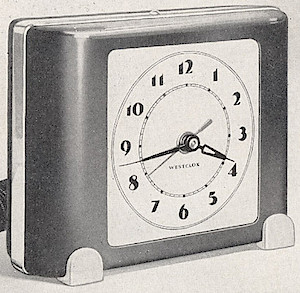 Westclox Ben Bolt Black Luminous. Ca. 1938 Westclox Electric Clocks -> 1