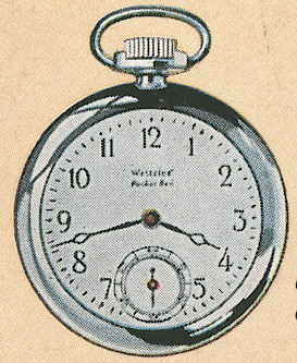 Westclox Pocket Ben Style 2a Plain. 1931 Westclox Color Catalog Pages, C. M. McClung & Co. -> 298D